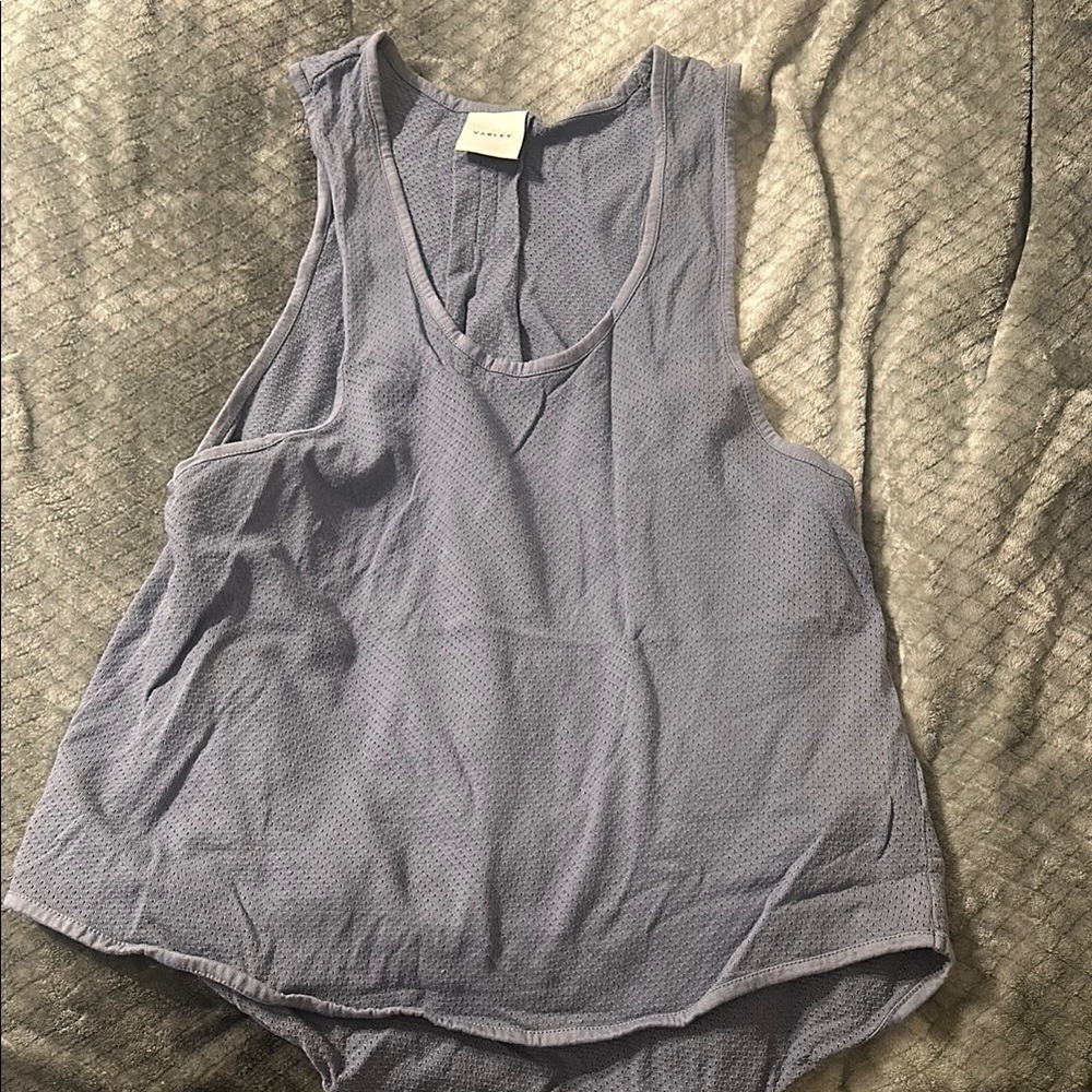 Varley Gray Relaxed Tank Top